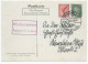Postkarte Luftpost Postagentur Brocken: Braunschweig-Brocken, Wanzleben, 1927 - Cartas & Documentos