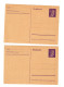 2x Postkarte Litzmannstadt 1942, Postwertzeichenschau - Covers & Documents