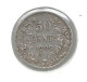 LEOPOLD II * 50 Cent 1909 Vlaams  Met Punt * Prachtig * Nr 12898 - 50 Cents