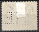 GREECE Perfin T.E. In 1933 Republic 50 Dr. Vl. 476 - Usados