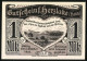 Notgeld Herzlake 1921, 1 Mark, Ortsansicht Und Hügel Mit Aleburg  - [11] Emisiones Locales