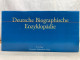 Deutsche Biographische Enzyklopädie. 10 Bände KOMPLETT Im Schuber - Lexiques