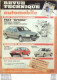 Revue Technique Automobile Fiat Croma Citroen BX Peugeot 205   N°507 - Auto/Motor