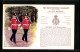 Artist's Pc The Bedfordshire Regiment, Zwei Soldaten Am Marschieren  - Régiments