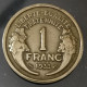 Monnaie France - 1933  - 1 Franc Morlon Cupro-aluminium - 1 Franc