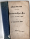 Notice Populaire , A Propos Du Monument Des Quatre - Bras Sous Baisy - Thy  , Bataille De Waterloo ( 1890 ) - Historia