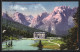 Cartolina Lago Di Misurina, Grand Hotel Mit Bergpanorama  - Otros & Sin Clasificación