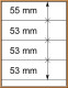 LINDNER-T-Blanko - Einzelblatt 802 412 - Blank Pages