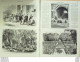 Le Monde Illustré 1868 N°584 Amiens (80) Marseille (13) Fontainebleau (77) Belgique Bruxelles St Maur (94) - 1850 - 1899