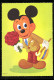 AK Walt Disney, Micky Maus Mit Blumenstrauss  - Comicfiguren