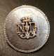 Broche Religieuse Argenté Début XXe "Notre-Dame De Lourdes" Religious Brooch - Godsdienst & Esoterisme