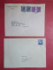 Marcophilie - Lot 2 Lettres Enveloppes Oblitérations Timbres ITALIE Destination SUISSE (B340) - 1946-60: Marcophilie