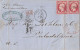 MTM136 - 1863 TRANSATLANTIC LETTER FRANCE TO USA Steamer EUROPA CUNARD - PAID - 2 RATE - Marcofilie