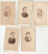 Lot N° 29 - 10 Photos Format CDV Femme - Anciennes (Av. 1900)