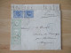 1880 PAYS BAS NEDERLAND LETTRE  GRAVENAHE 2 TIMBRE  5 C PLUS BANDE DE 3 DE 1 CENT VERT CACHEE ENTREE PARIS ETRANGER - Covers & Documents