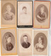 Lot N° 30 - 12 Photos Format CDV Femme Médaillon - Old (before 1900)