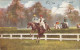 "Horses. Steeplechasing" Lot Of Three (3)Tuck Oilette Postcards No.9118 - Horses