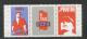 POLAND 1971 6TH PZPR PARTY CONGRESS STRIP BLOCK NHM United Workers Party Communism Socialism Cars Petrochemical - Unused Stamps