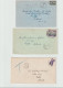 Ten Taxe Percue Covers From Whole World. Postal Weight 0,06 Kg. Please Read Sales Conditions Under Image Of  - Correo Postal