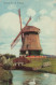 PAYS-BAS - Watermolen - N Holland - Moulin - Signes - Lac - Vue Générale - Colorisé - Carte Postale Ancienne - Andere & Zonder Classificatie