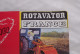 FEUILLET PUB PUBLICITAIRE NOUVEAU ROTAVATOR MODELE " U ", ATTELAGE TRACTEUR, AGRICULTURE - Tracteurs