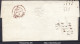 FRANCE MARQUE POSTALE POUR CHAMBERY AVEC CAD SARDE ALBERTVILLE DU 07/08/1850 - 1801-1848: Vorläufer XIX