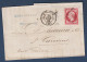 Haute Garonne -  Napoléon N° 17B  Sur Lettre De Toulouse Pour St Gaudens - 1849-1876: Période Classique