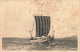 CARTE PHOTO  - La Mer - Bateau à Voile - Animé - Carte Postale Ancienne - Photographie