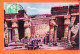 09944 / ⭐ Illustrateur PERLBERG Egypte ◉ Cour Temple MEDINET HABOU Court MEDDENET HABOO 1907 ◉ Lithographie R-150 - Autres & Non Classés