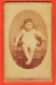 09829 / ⭐ Photo CDV 37-TOURS 1890s ◉ Bébé Fillette ◉ Photographie Gabriel BLAISE ◉ Paul V.ROCHAS 8 Rue De La Préfecture - Persone Anonimi