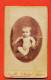09822 / ⭐ Photo CDV Datée 1884 MARSEILLE ◉ Bébé Assis Fauteuil ◉ Photographie Camille BRION 73 Rue SAINT-FERREOL St - Anonieme Personen