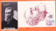 09524 /⭐ ◉  ♥️ JAURES Fondateur Parti SOCIALISTE Au PANTHEON 21-05-1981 Investiture MITTERRAND + Portrait Tissé SOIE - People