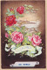 09644 / ⭐ NÎMES Gard Un Baiser De ... Bouquet De Roses 1915 De Clément à Fernande HUGUET-TALABOT Visa 712 - Nîmes