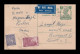 INDIA Nice Airmail Card To Hungary - Brieven En Documenten