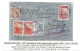 LATI 1941 RARE Air Mail Cover To NORTH AFRICA From ARGENTINA To TUNIS TUNISIA TUNISIE Red Cancel PAR AVION JUSQU'A - Airplanes