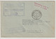ZKD-Brief: "Briefumschlag Zurück..." (roter Stempel) - Autres & Non Classés