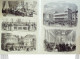 Le Monde Illustré 1869 N°640 Espagne Barcelone Allemagne Bade Trinck Hall Italie Turin St Denis (93) Versailles (78) - 1850 - 1899