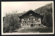 AK Neuhaus / Schliersee, Bergheim Der Isarwerke, Relief An Hauswand  - Schliersee