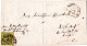 Württemberg 1856, Breitr. 3 Kr. Auf Brief M. Steigbügelstpl. BIBERACH N. Bayern - Lettres & Documents