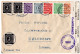 1946, Selt. Zensur-L1 CONDEMNED Auf Brief M. 8 Marken V. Bethel Bielefeld N. DK - Briefe U. Dokumente