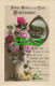 R560531 Loving Wishes For Your Birthday. Roses In Vase. 1921 - Monde
