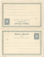 Norwegen P23, Ungebr. 5 öre Doppel Ganzsache M. Variante "zusätzl. Eckornament"  - Cartas & Documentos