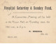ENTIER #FG56499 ANGLETERRE REPIQUAGE HOSPITAL SATURDAY FUND HASTINGS BROOKS 1907 HALF PENNY - Luftpost & Aerogramme