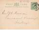 ENTIER #FG56499 ANGLETERRE REPIQUAGE HOSPITAL SATURDAY FUND HASTINGS BROOKS 1907 HALF PENNY - Stamped Stationery, Airletters & Aerogrammes