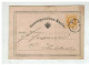 Autriche - Entier Postal 2 Kreuser De WIEN à Destination De KARLSTADT KARLOVAC CROATIA 1872 - Postal Stationery