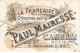 CAMBRAI A LA FRANCAISE PAUL MAIRESSE CHICOREE COUPLE SERVEUSE - Tea & Coffee Manufacturers