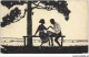 AS#BFP1-0307 - PUBLICITE - Fosco - Chocolat Glacé - Couple Assis Sur Un Banc OMBRE - Publicité