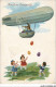 AS#BFP1-0221 - AVIATION - Herzliche Ostergrüfe - Dirigeable Zeppelin - Luchtschepen