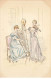 ILLUSTRATEUR #SAN47038 FEMMES JOUANT DE LA MUSIQUE HARPE VIOLON DECOR XVIII EME - Sin Clasificación