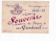 51 VENDEUIL, Carte En Franchise Militaire Avec 4 Drapeaux, Campagne 1914-1915. 2 SCAN. - Other & Unclassified